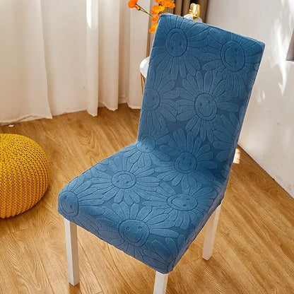 Housse de Chaise Extensible - Motif Tournesol
