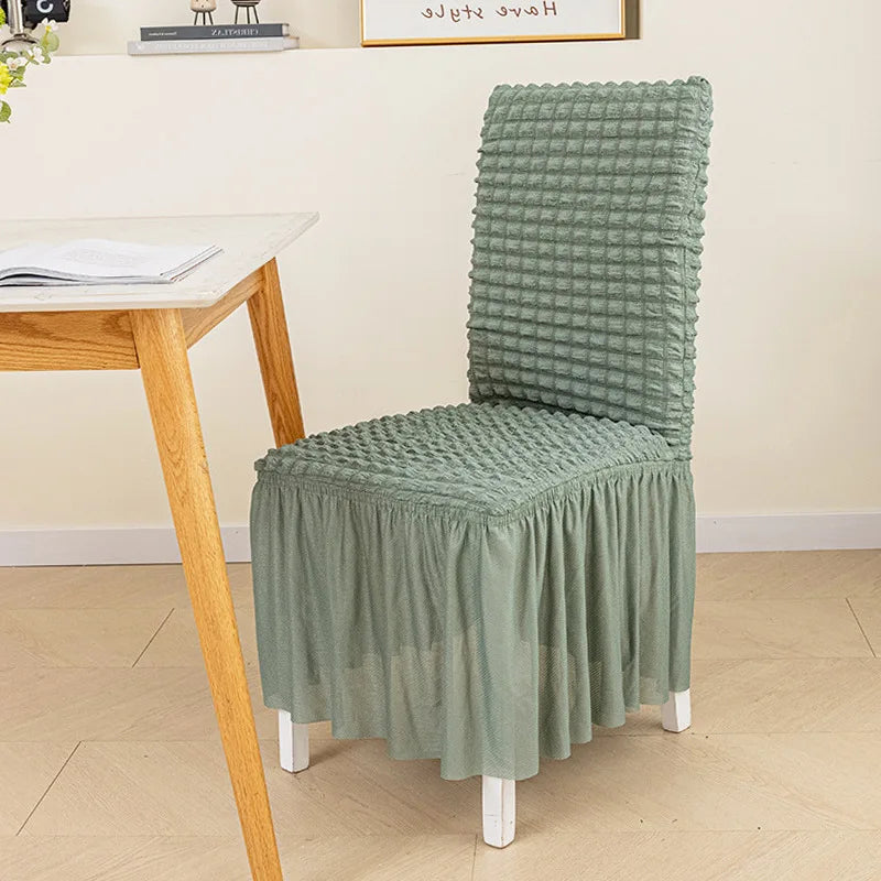 Housse Chaise Salle À Manger - Avec Jupe