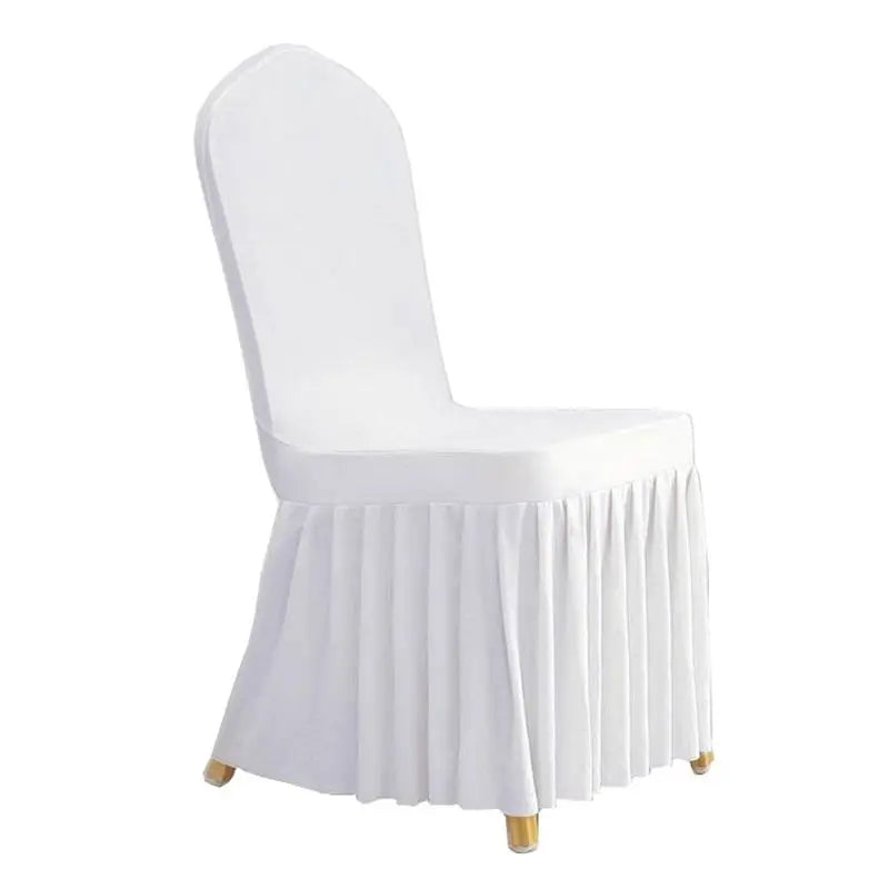 Housse de Chaise - Jupe - Couleur Unie - Mariage & Hôtel