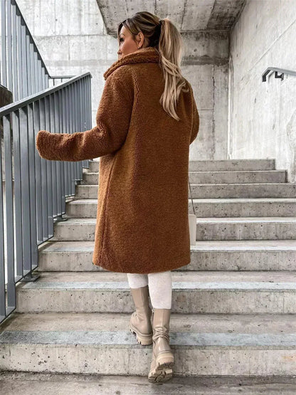 Monica - Manteau Teddy Élégant