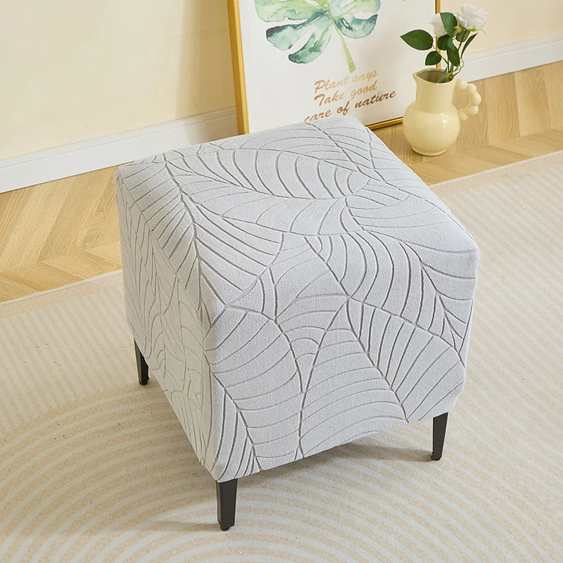 Housse de Pouf Velours - Couleur Unie