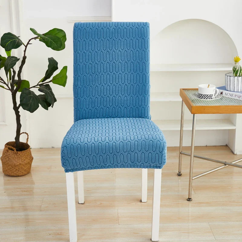 Housse de Chaise Extensible - Motif Tressé