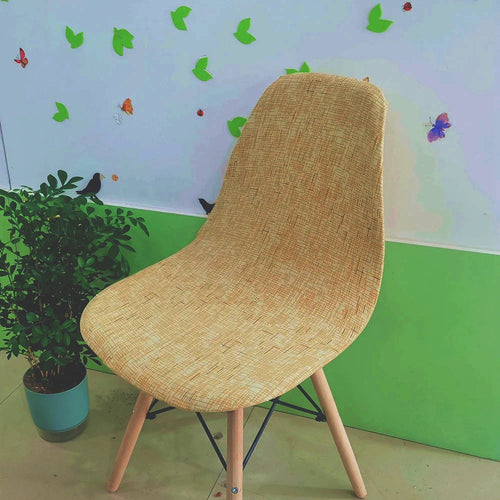 Housse chaise Scandinave <br> Imprimé Beige
