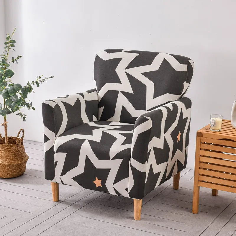 Housse Fauteuil Club - Motif Imprimée