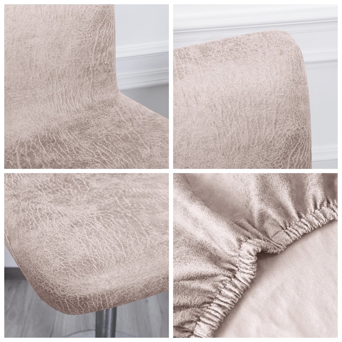 Housse Tabouret Bar - Motif Doux en Velours