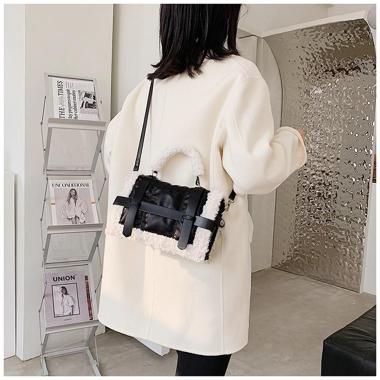 Sac à bandoulière moumoute Alexia