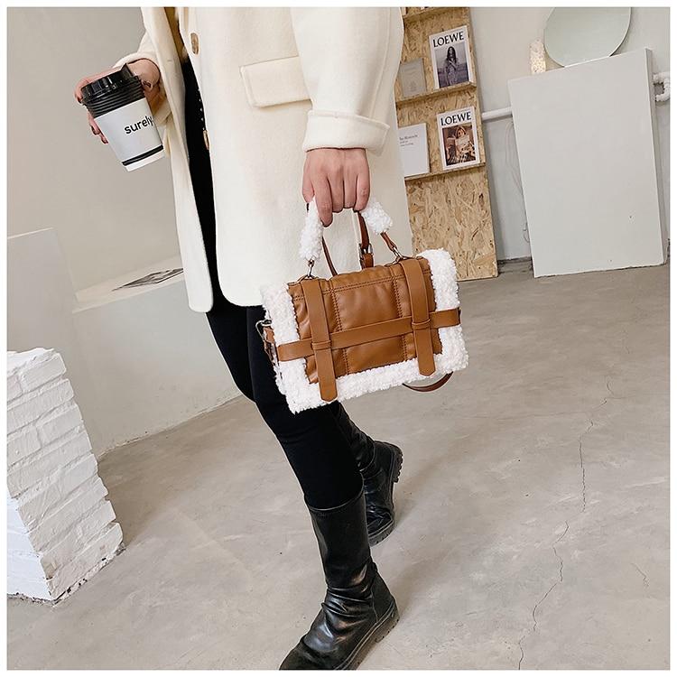 Sac à bandoulière moumoute Alexia