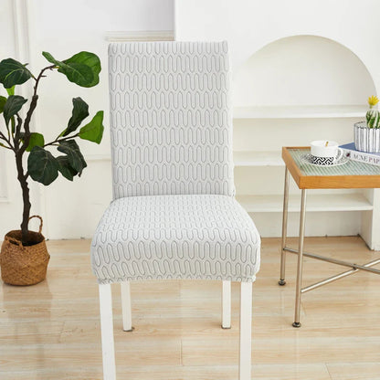 Housse de Chaise Extensible - Motif Tressé