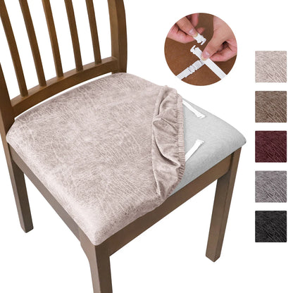 Housse Assise de Chaise - Velours Écrasé - Couleur Unie