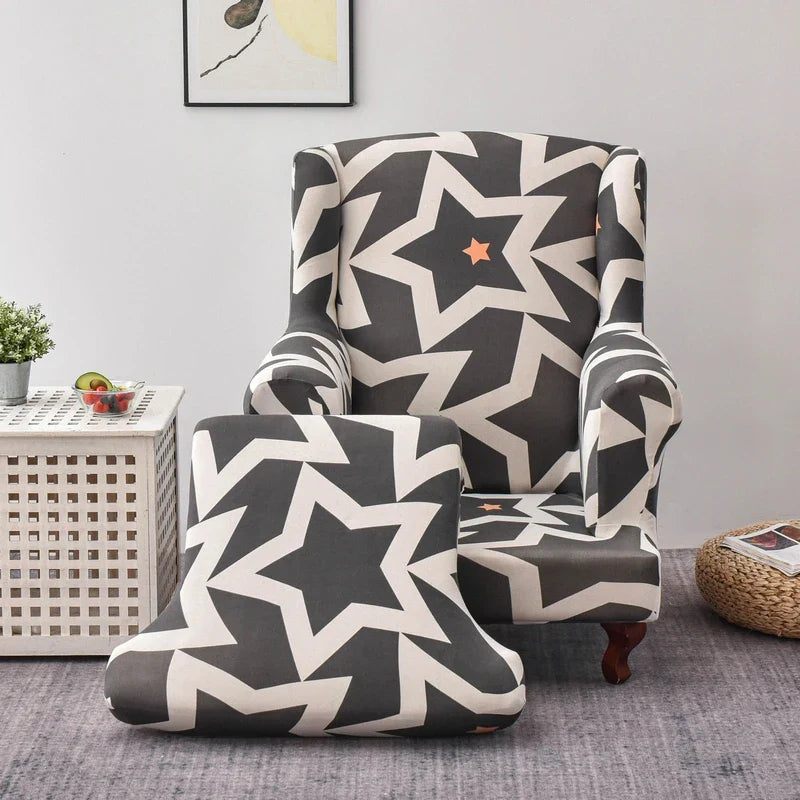 Housse Fauteuil Club - Motif Imprimée