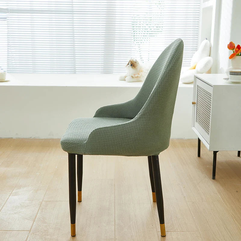 Housse Chaise Scandinave - Dossier Arrondi