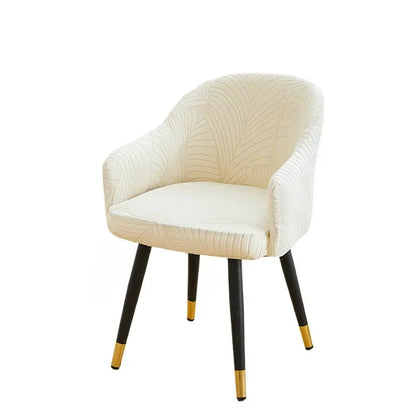 Housse de Chaise et Fauteuil Scandinave - Motif Feuille