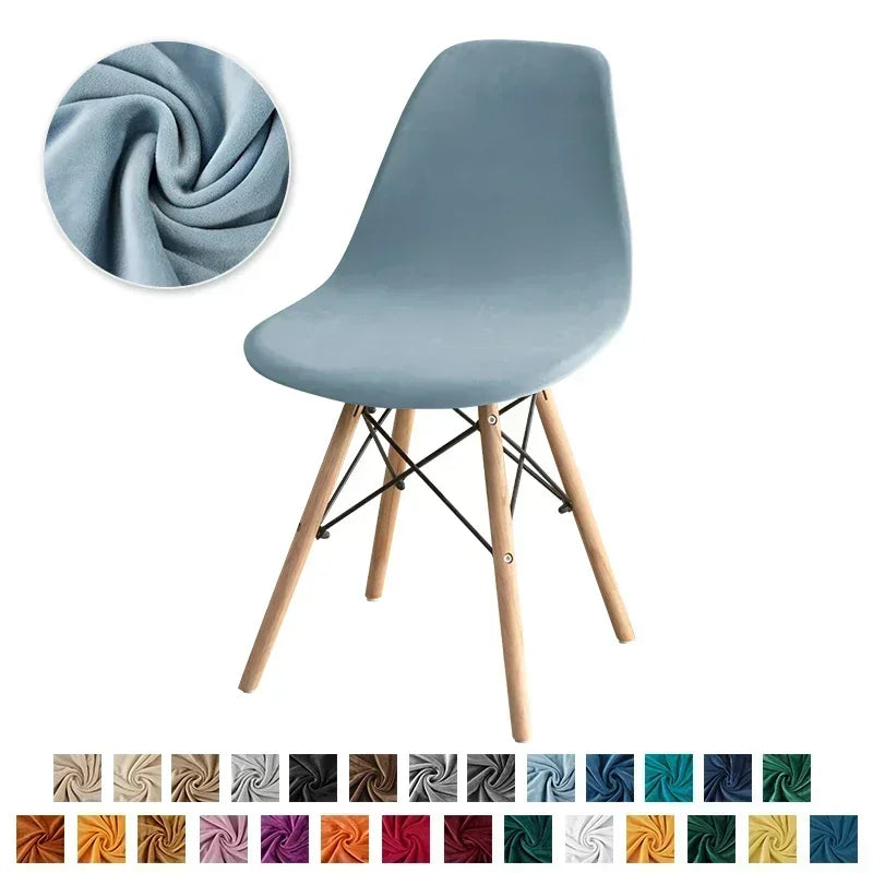 Housse de Chaise Scandinave - Velours