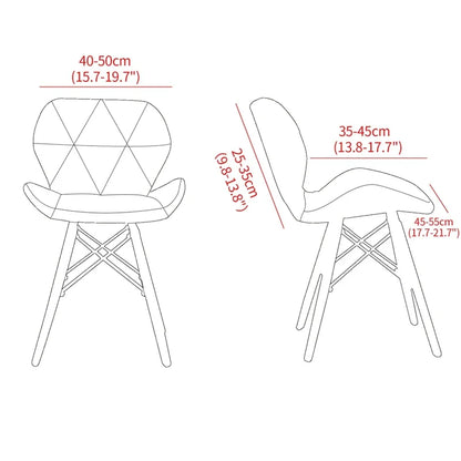 Housse de Chaise Scandinave- Forme W