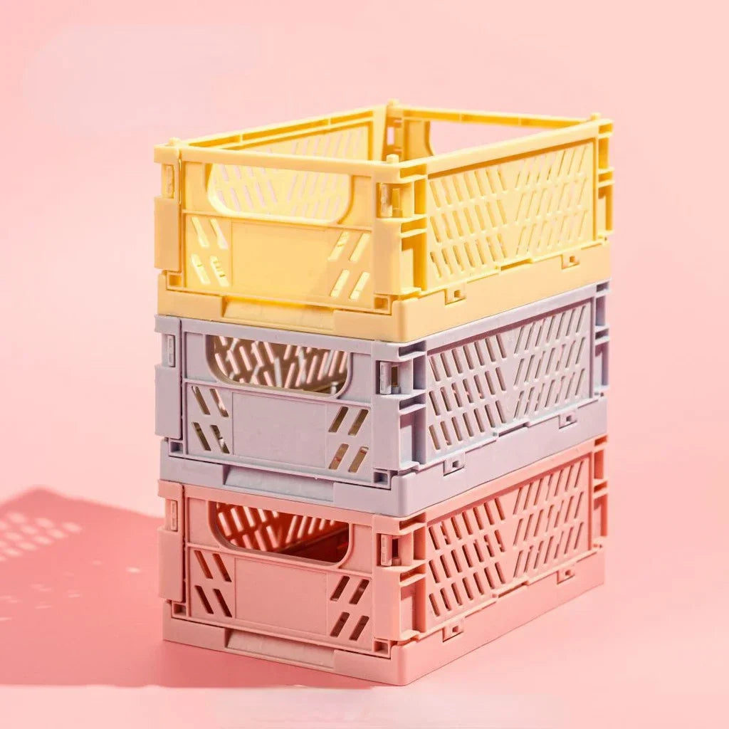 Panier À Linge - Plastique Empilable, Pliable