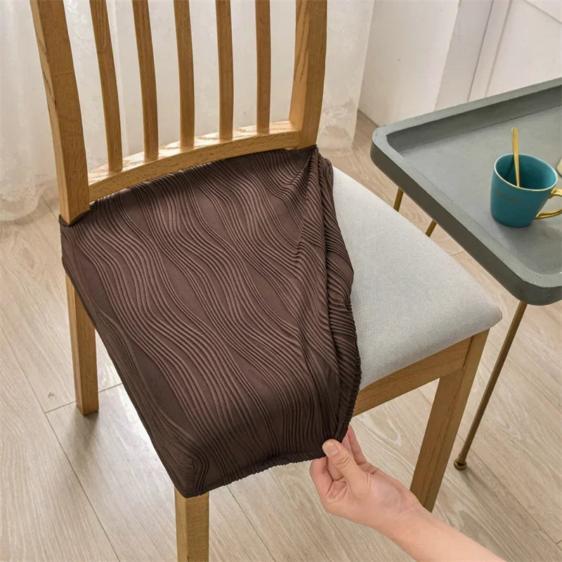 Housse Assise de Chaise - Motif Rayé