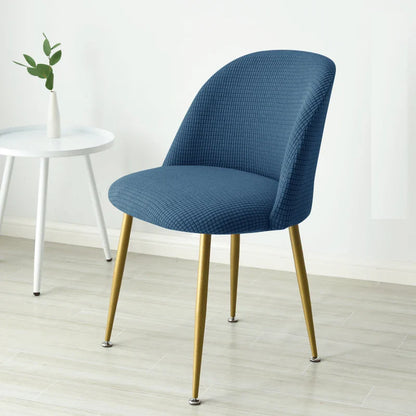Housse de Chaise Scandinave Dossier Arrondi Jacquard
