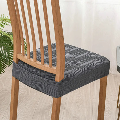 Housse Assise de Chaise - Motif Rayé