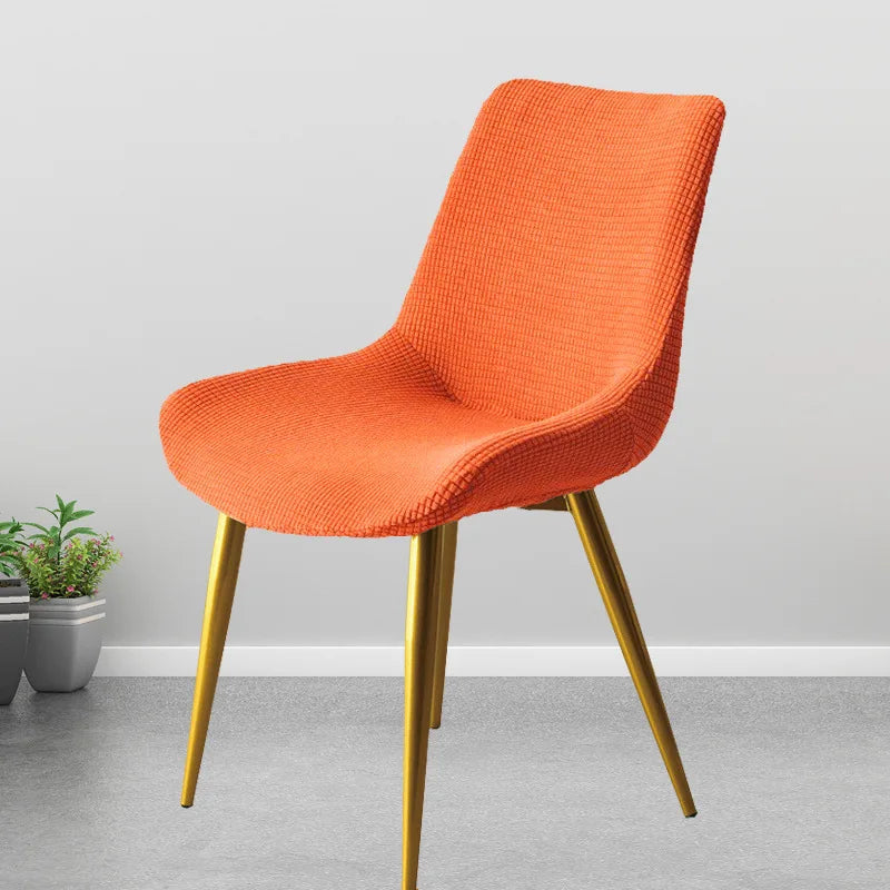 Housse Chaise Scandinave Dossier Courbé