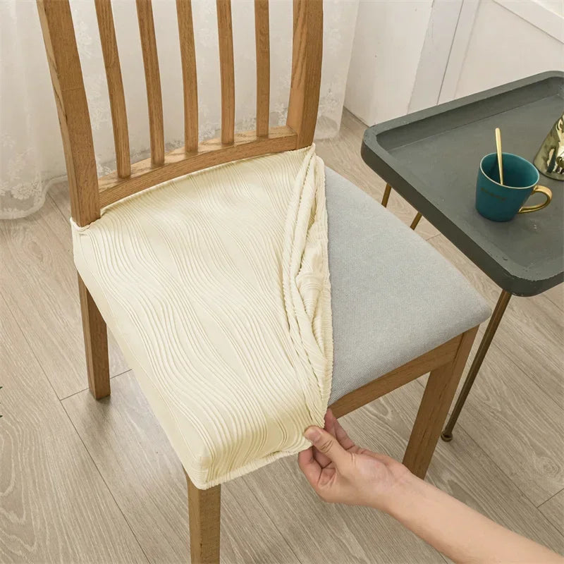 Housse Assise de Chaise - Motif Rayé