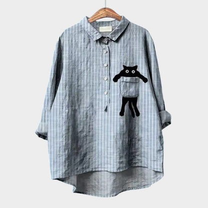 ELISABETTA | Blouse Oversize Florale avec Confort Enveloppant pour des Journées Insouciantes