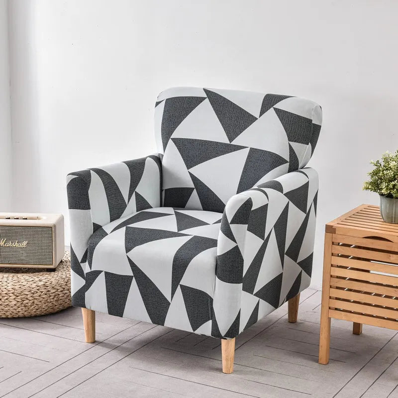 Housse Fauteuil Club - Motif Imprimée