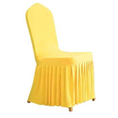 Housse de Chaise - Jupe - Couleur Unie - Mariage & Hôtel