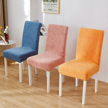 Housse de Chaise Extensible - Motif Tournesol