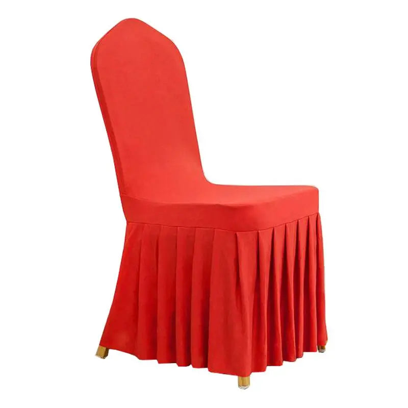 Housse de Chaise - Jupe - Couleur Unie - Mariage & Hôtel