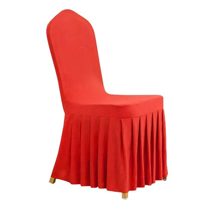 Housse de Chaise - Jupe - Couleur Unie - Mariage & Hôtel