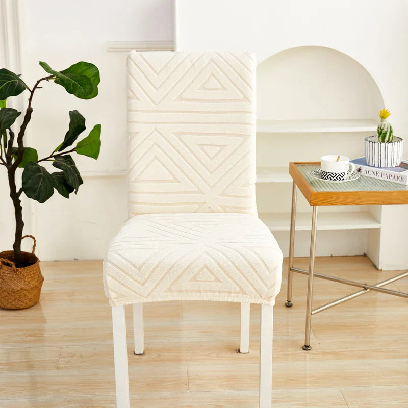 Housse de Chaise Extensible - Motif Tressé