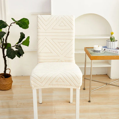 Housse de Chaise Extensible - Motif Tressé
