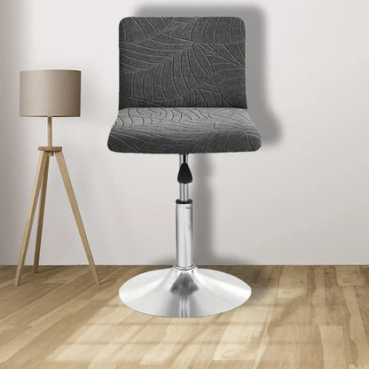 Housse de Tabouret Bar Extensible Motif Feuille