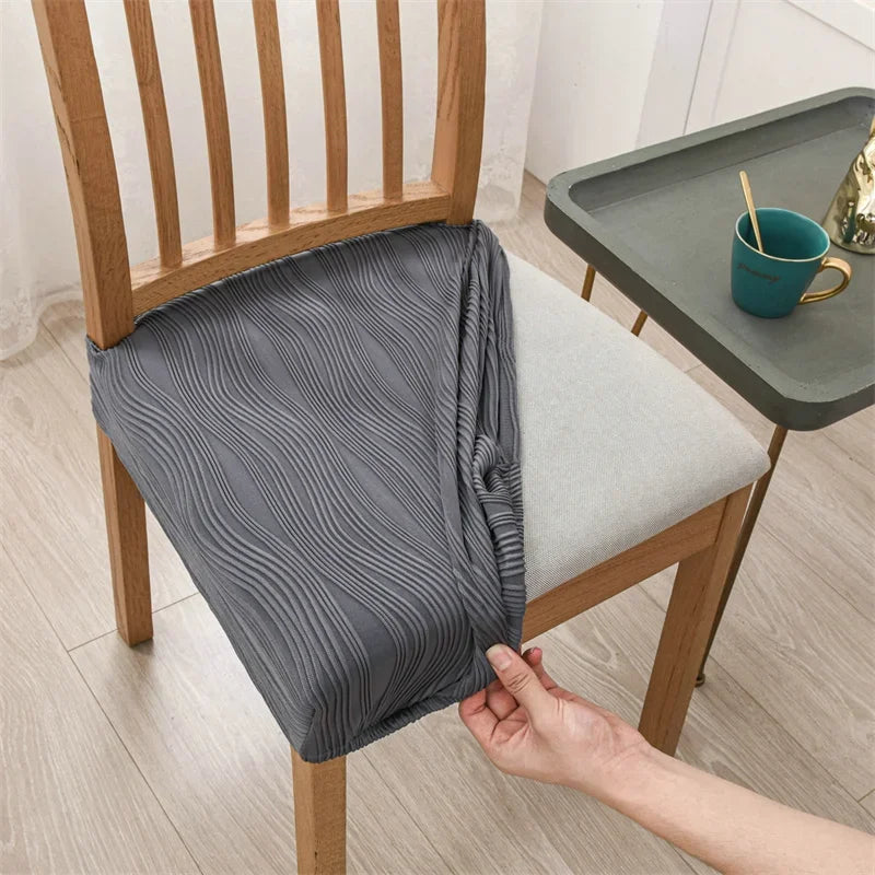 Housse Assise de Chaise - Motif Rayé