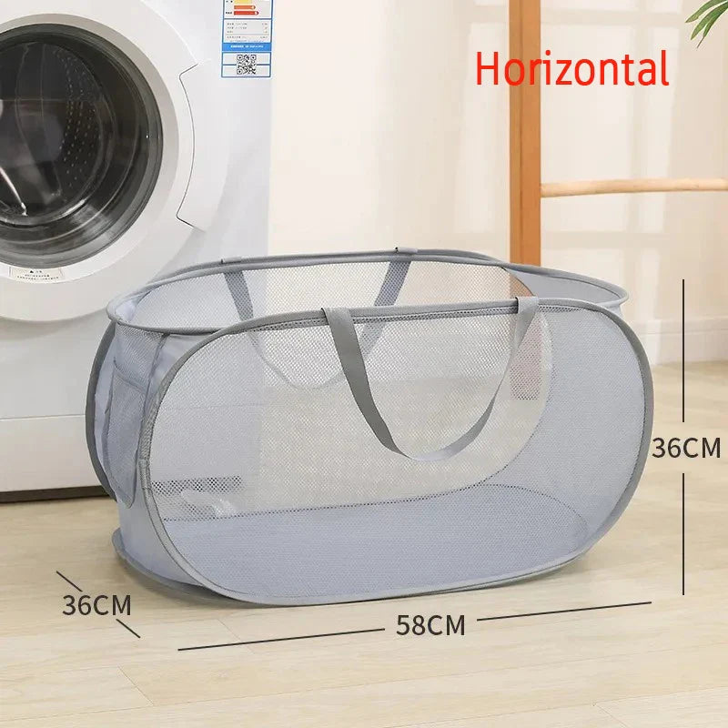 Panier À Linge - Pliable Pour Salle De Bain