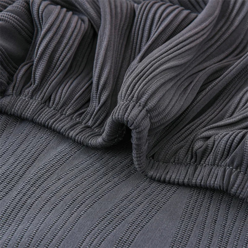 Housse Assise de Chaise - Motif Rayé