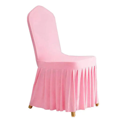 Housse de Chaise - Jupe - Couleur Unie - Mariage & Hôtel