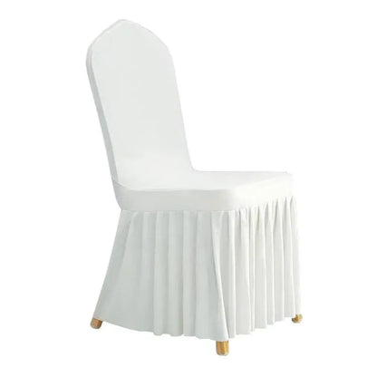 Housse de Chaise - Jupe - Couleur Unie - Mariage & Hôtel