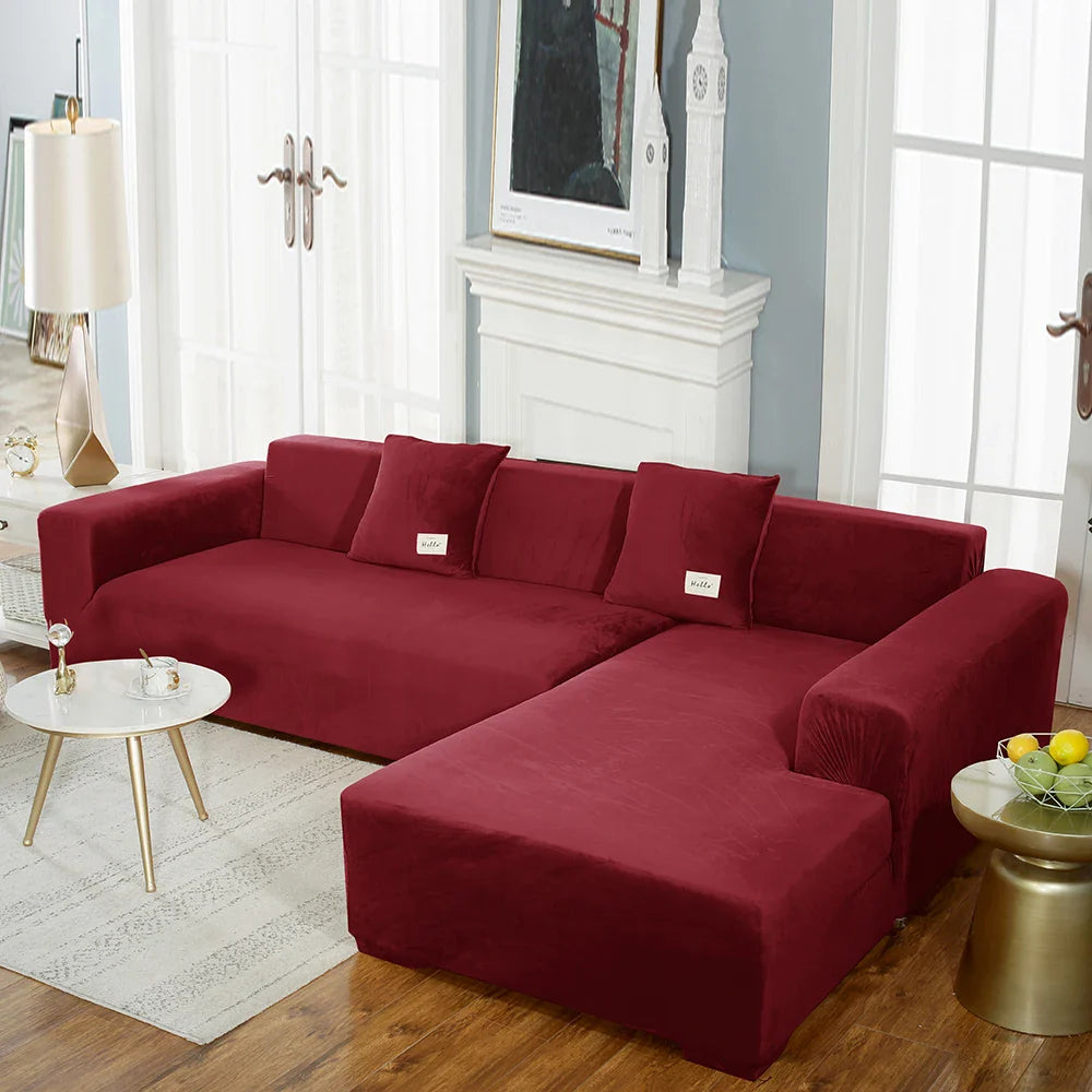 Housse Canapé Angle - Velours