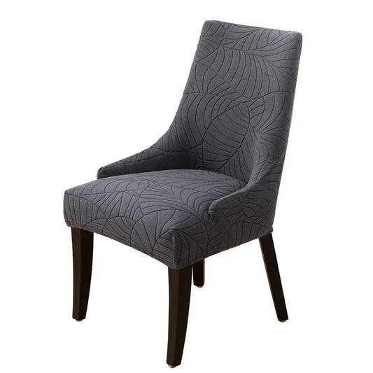 Housse Chaise Scandinave - Avec Motifs Feuilles