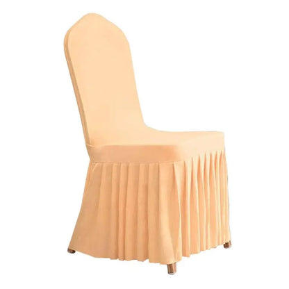 Housse de Chaise - Jupe - Couleur Unie - Mariage & Hôtel