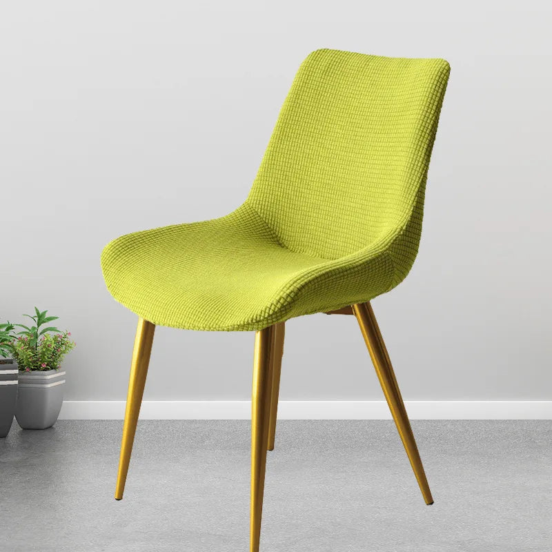 Housse Chaise Scandinave Dossier Courbé