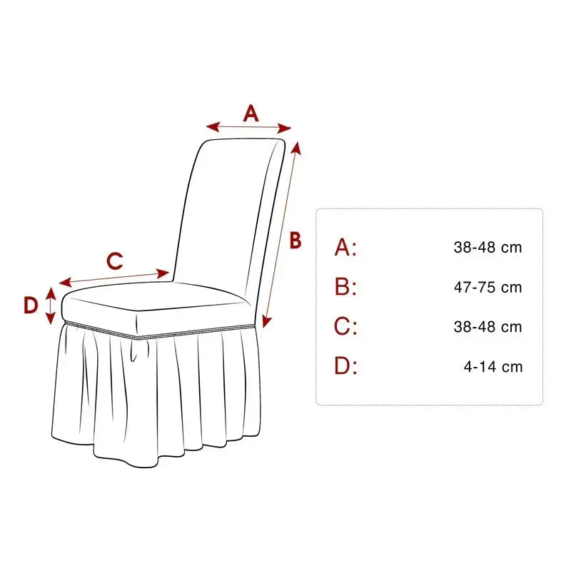 Housse De Chaise - Avec Jupe - Mariage et Hôtel