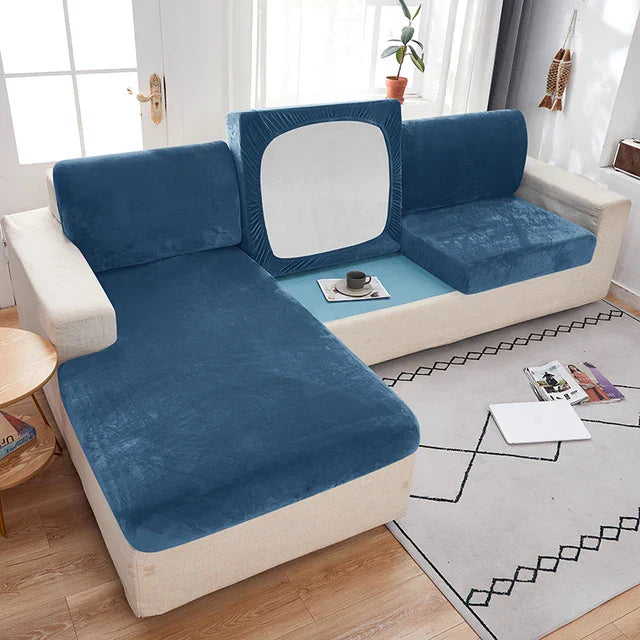 Housse Coussin Canapé Velours - Moderne
