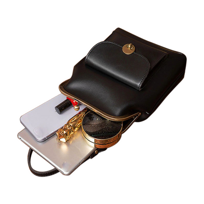 Sac Vintage à Fermeture à Baiser - Essentiel Rétro Chic