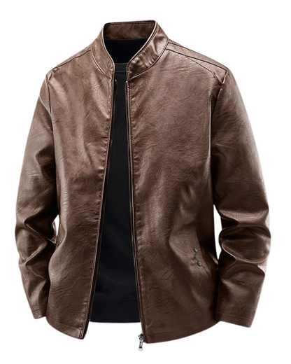 Veste de moto en cuir