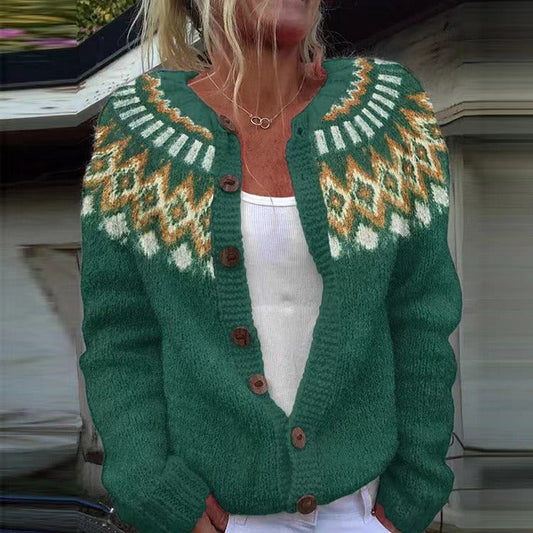 Natalia | Veste en tricot vintage islandaise