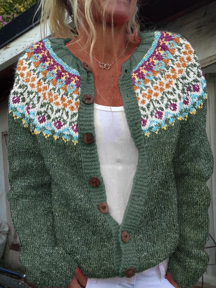 Alice | Veste en tricot vintage islandaise