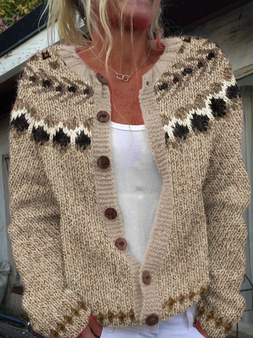 Aubree | Veste en tricot vintage islandaise