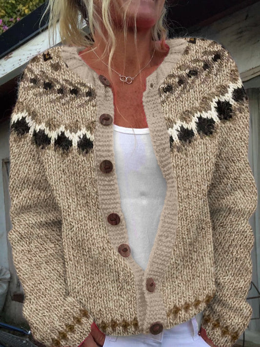 Aubree | Veste en tricot vintage islandaise